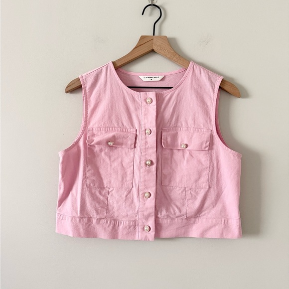 Commense Vest and Skirt Set in Light Pink Size M - Picture 2 of 9